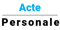 Acte Personale